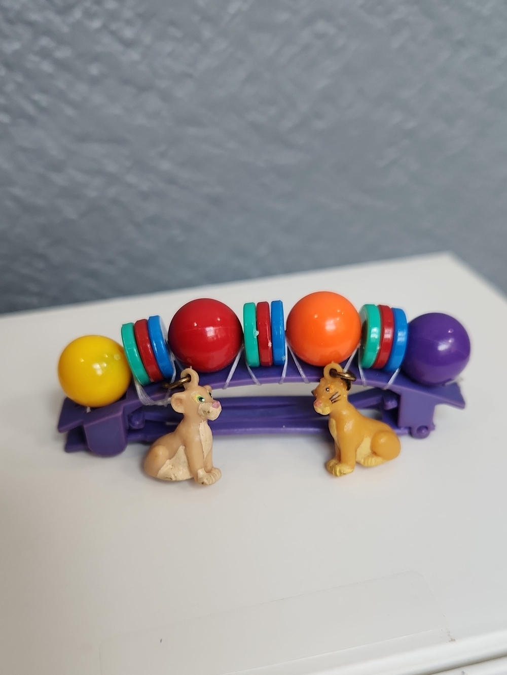 Vintage The Lion King Hair Clip Barette Simba Nala